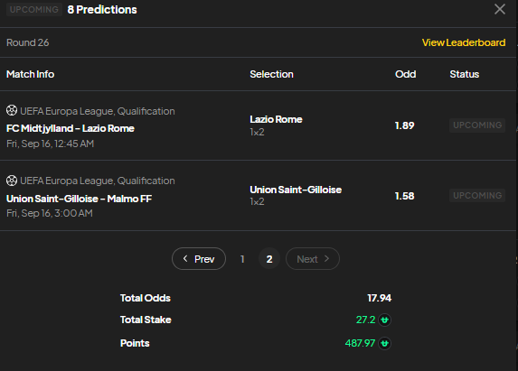 cryptoboss_hk's tweet photo. Can we be lucky 2 days in a row 👀👀?⚽️⚽️
Statistically this is one chance out of 6561 ...LFG💪

#EarnU #playtoearn $BETU #UEFAEuropaLeague #Soccer #Crypto #UEFAEuropaConferenceLeague #realBetis #westham #villareal #KAAgent #AZAlkmaar #realsociedad #lazio #unionsaintgilloise https://t.co/bSmjRCatmW