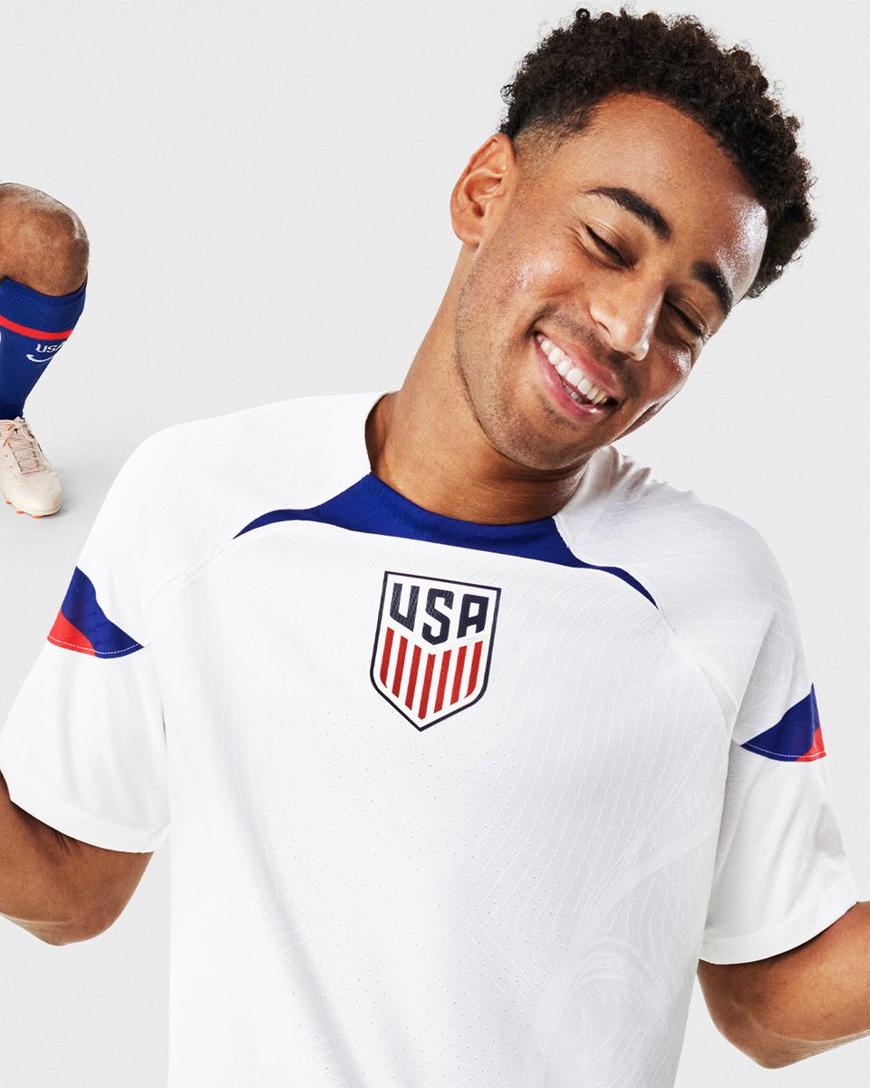 ESPNFC's tweet photo. The USMNT's kits for the 2022 World Cup are here 👀 https://t.co/ylakM38ubb