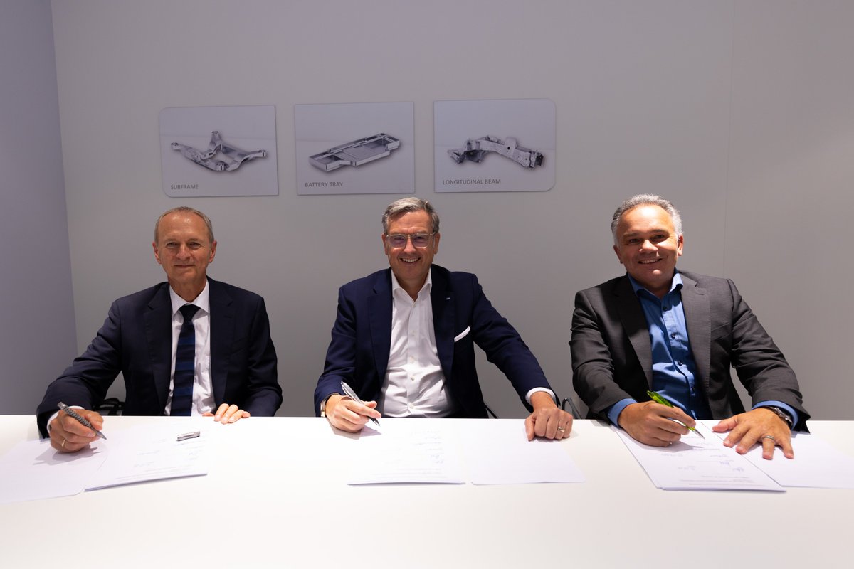 #Manz AG, #GROB-WERKE GmbH &amp; Co.KG, and #Dürr AG have formed a strategic #partnership for the joint acquisition and execution of projects for equipping entire #battery #factories. Read more about the cooperation in our joint pressrelease: bit.ly/3S3QgTJ