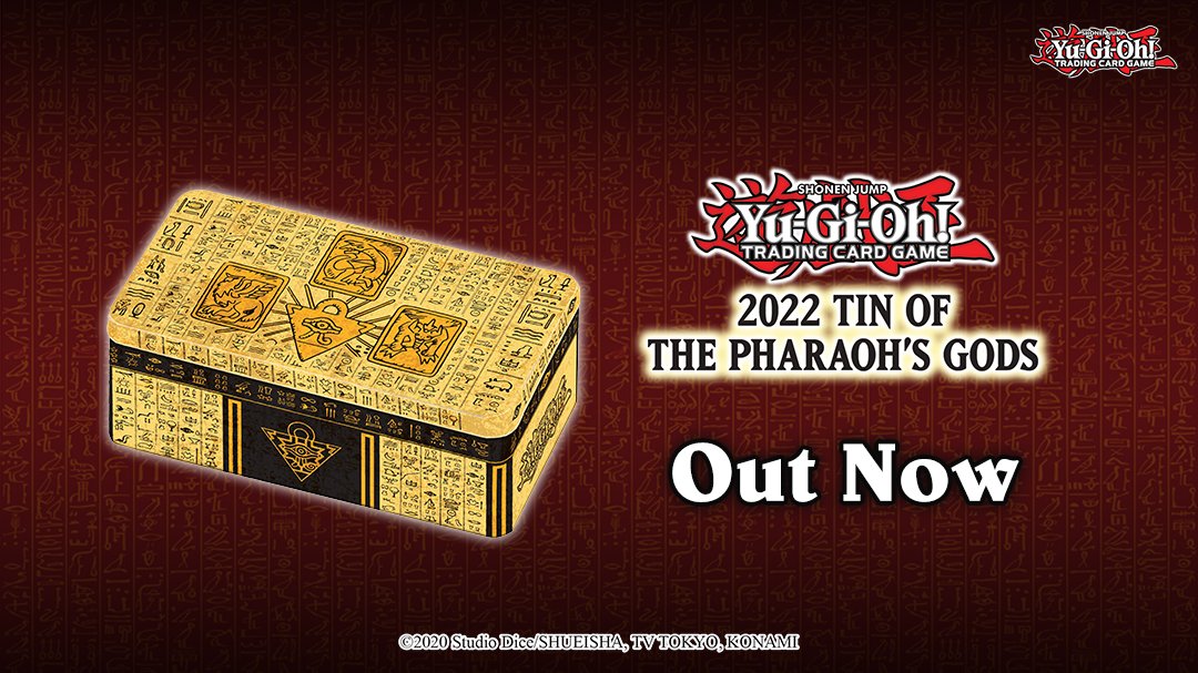 YuGiOh! Card Games (KONAMI Europe) on Twitter "YuGiOh! TRADING CARD GAME 2022 Tin of the