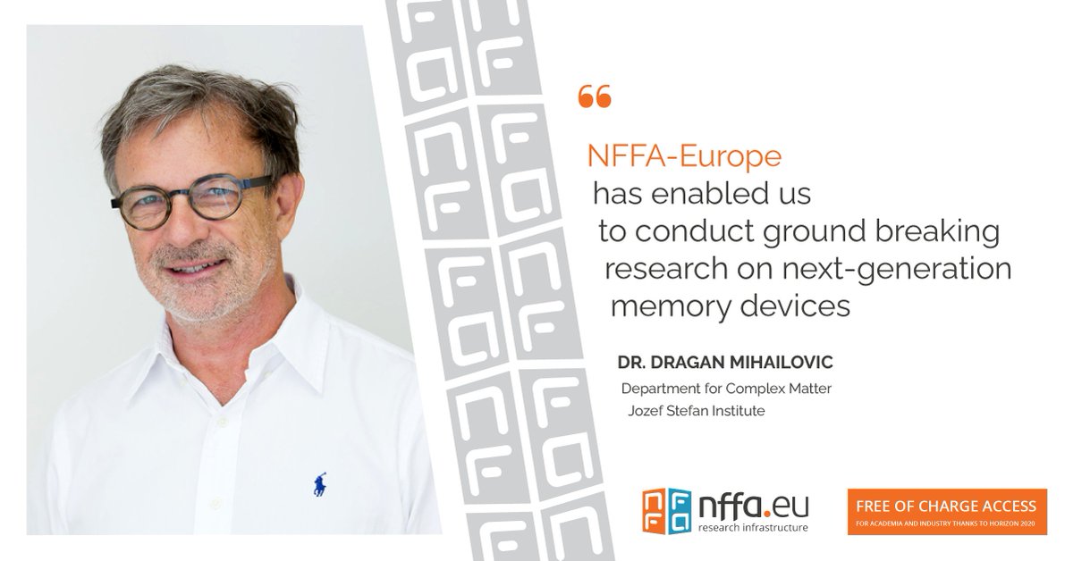 NffaEurope's tweet photo. SCIENCE AT ITS BEST! Prof. Mihailovic & Anze Mraz from the @JSI_SLO used state-of-the-art cleanroom facilities & high-resolution #electronbeam to study the scaling behavior of ultrafast energy-efficient configuration #memorydevices. Find out more: https://t.co/6rySWGW6AK https://t.co/Lu1uga0D1A