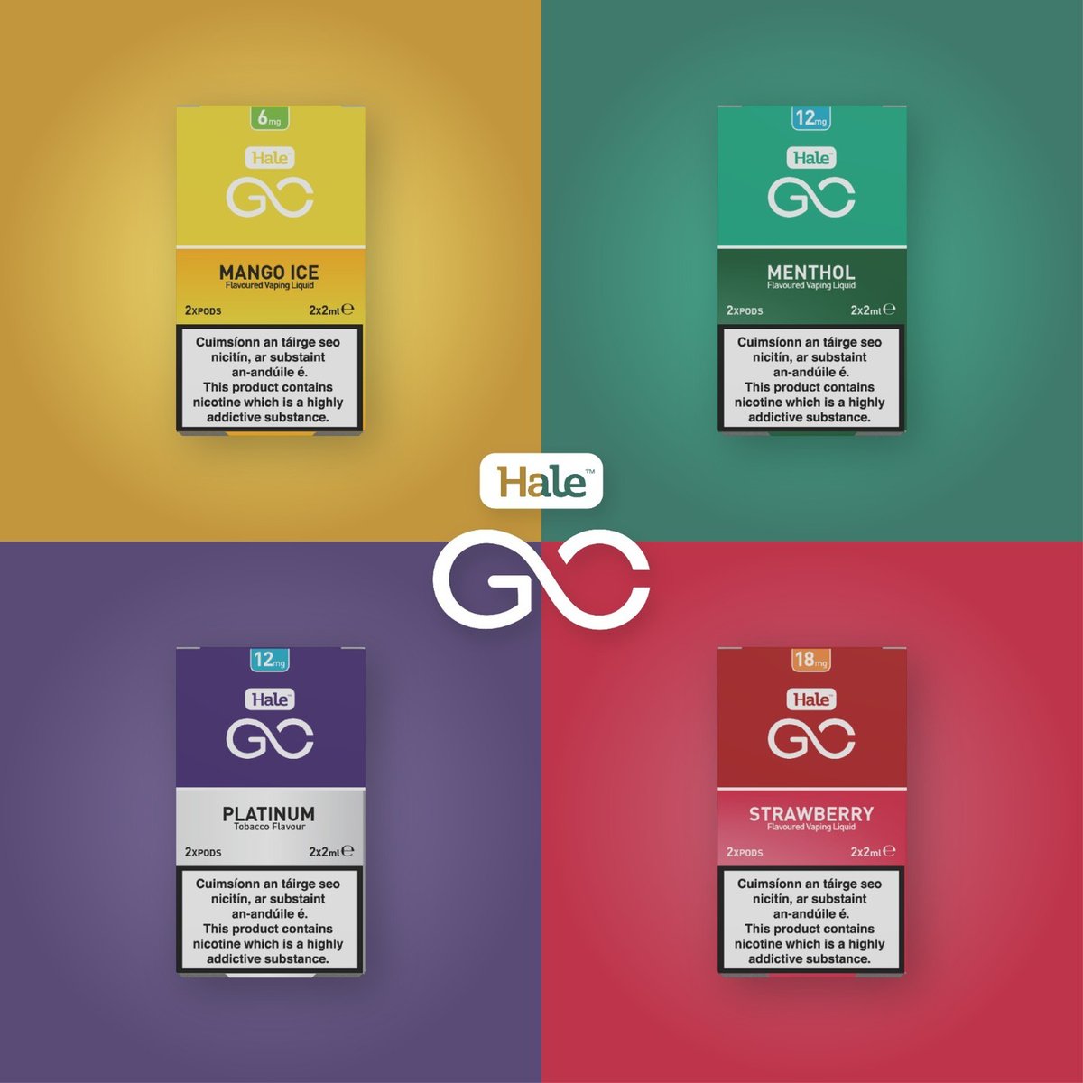 Ireland’s #1 Eliquid, Hale is also available on the Hale Go Pod System - it is the ONLY Guaranteed Irish Eliquid and ONLY available on the Hale Go.   Ask in store for more information. #letsgo #halego #pods #ireland 🔞♻️