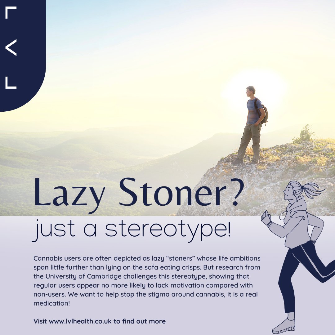 HealthLvl's tweet photo. The 'lazy stoner' is just a stereotype!

Cannabis users are often depicted as lazy 'stoners', but new research from the University of Cambridge challenges this stereotype. Stop the stigma around Cannabis.

Find out more at: https://t.co/GEqWE6ROv0 https://t.co/Ilk6aVY8nn