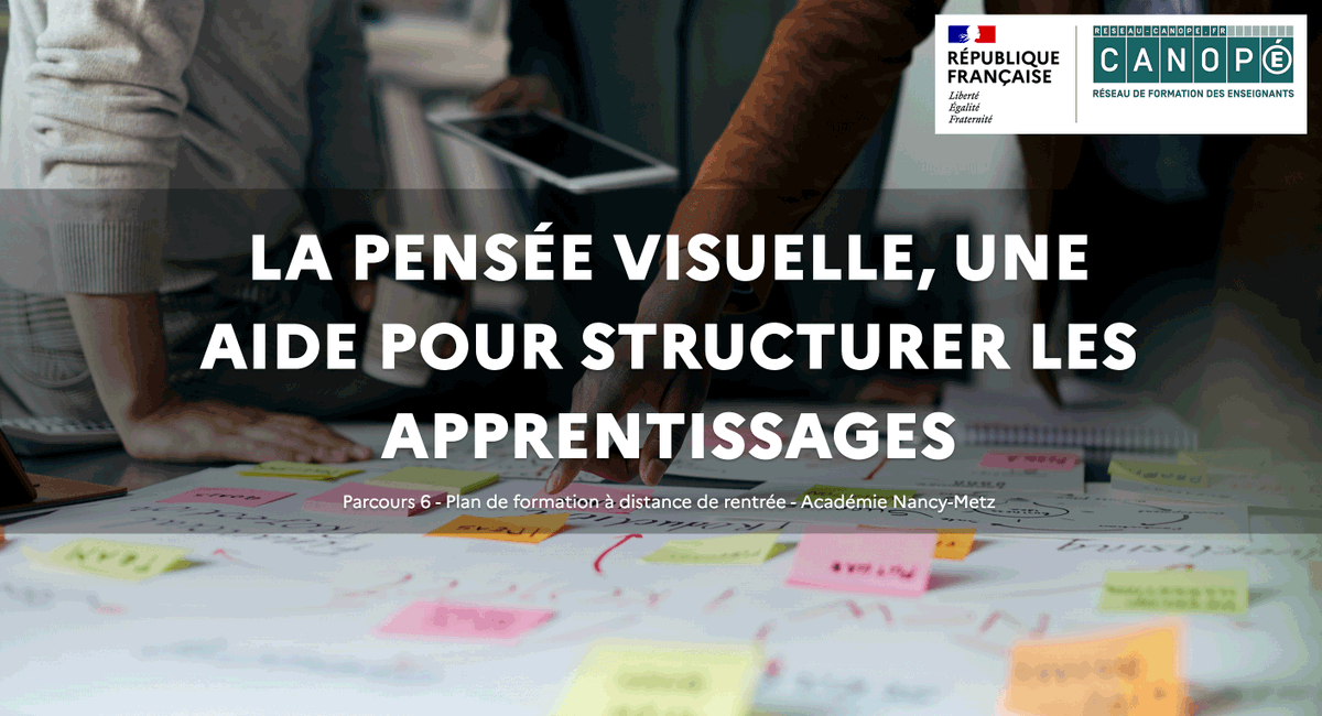 Canope_DTGE's tweet photo. 🎓PLAN DE FORMATION🎓
Aujourd'hui on sort🖊&amp;🎨 pour un focus sur le Parcours6️⃣du Plan de formation à distance @acnancymetz &amp; @reseau_canope : pensée visuelle pour structurer les apprentissages. Outils, pictos, écoute active, prise de notes &amp; mémoire !
🎨https://t.co/07Sp1eCYuX https://t.co/0pLcZru4iL