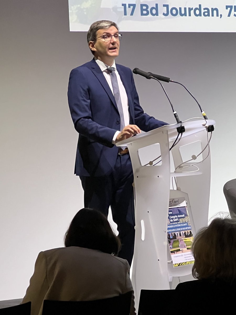 rsanquer's tweet image. Le Président ⁦@Jerome_Goeminne⁩ parle en ouverture du Congrès #SMPS2022 ⁦@SMPS_national⁩