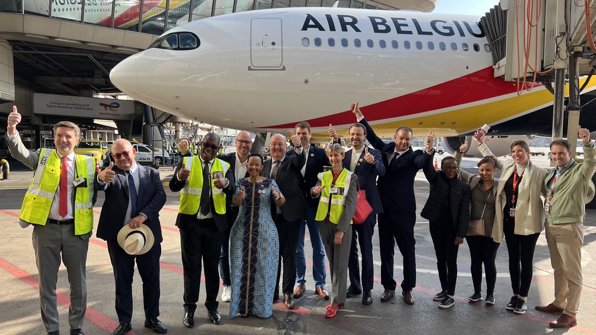 Martin Slabber (@martinslabber) on Twitter photo Acting Gauteng Premier Panyaza Lesufi and other dignitaries welcoming the inaugural Air Belgium flight in Johannesburg this morning. 🇿🇦🇧🇪
<a href="/DIRCO_ZA/">DIRCO South Africa</a> <a href="/Lesufi/">Panyaza Lesufi</a> <a href="/BelgiumPretoria/">Belgium in Pretoria🇧🇪</a> <a href="/SAEmbassyBrusse/">SA Embassy Brussels</a> <a href="/XasaTokozile/">Tokozile Xasa</a> <a href="/Airbelgium/">Air Belgium</a> Acting Gauteng Premier Panyaza Lesufi and other dignitaries welcoming the inaugural Air Belgium flight in Johannesburg this morning. 🇿🇦🇧🇪
<a href="/DIRCO_ZA/">DIRCO South Africa</a> <a href="/Lesufi/">Panyaza Lesufi</a> <a href="/BelgiumPretoria/">Belgium in Pretoria🇧🇪</a> <a href="/SAEmbassyBrusse/">SA Embassy Brussels</a> <a href="/XasaTokozile/">Tokozile Xasa</a> <a href="/Airbelgium/">Air Belgium</a>