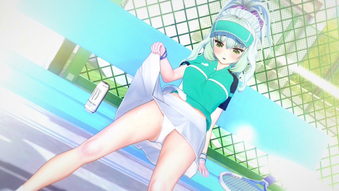 スポーツの秋にしようとしたらスポーツの夏になった
ι('Д`υ)アツィーー🎾
スカートぴらぴら～アンスコ丸見え
服系作り初めの頃のテニウスウェア発掘してきた
sdは改変して使わせてもらってます
ありがとうございました 