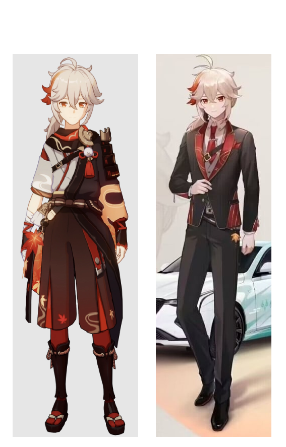 So new #Kazuha outfit dropped and it's basically this