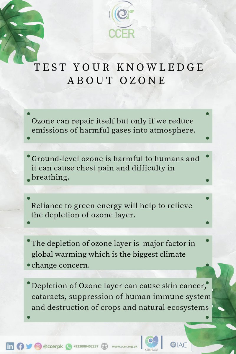 Spread awareness and knowledge for  Preservation of Ozone Layer.
#worldozoneday #saveozone #savetheplanet
#climatechange #GlobalWarming