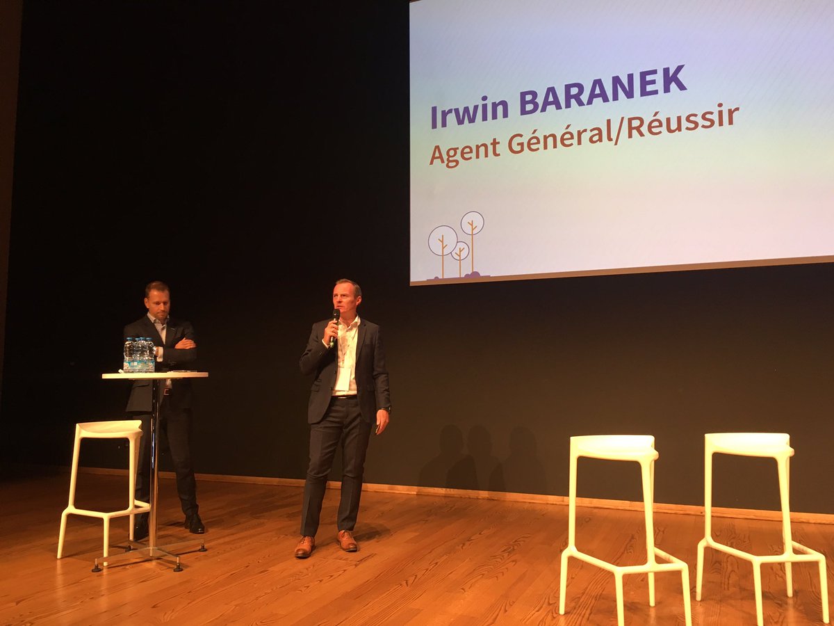 Ouverture de la convention des collaborateurs d’Agences à #Valenciennes avec <a href="/LudovicFortier/">Ludovic</a> et Irwin Baranek qui représente Réussir. Un très beau lancement chaleureux et sincère pour fêter l’impressionnant travail des collaborateurs d’Agences.