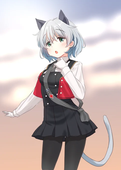 ルミナスで歌うサーニャを描きました 