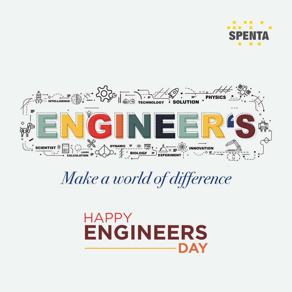 spenta_corp's tweet photo. Happy Engineers Day! May the engineers and creators of tomorrow be inspired by the engineers and creators of today.

#EngineersDay2022 #spenta #Engineering https://t.co/3ymcNjNWOu