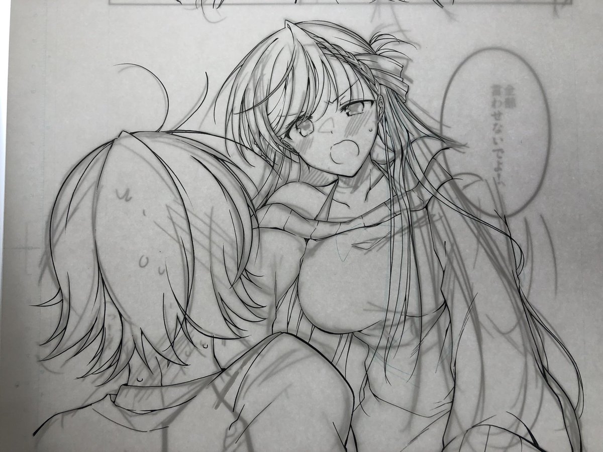 四巻収録分アナログ原稿🖋✨  4巻  #一式さん