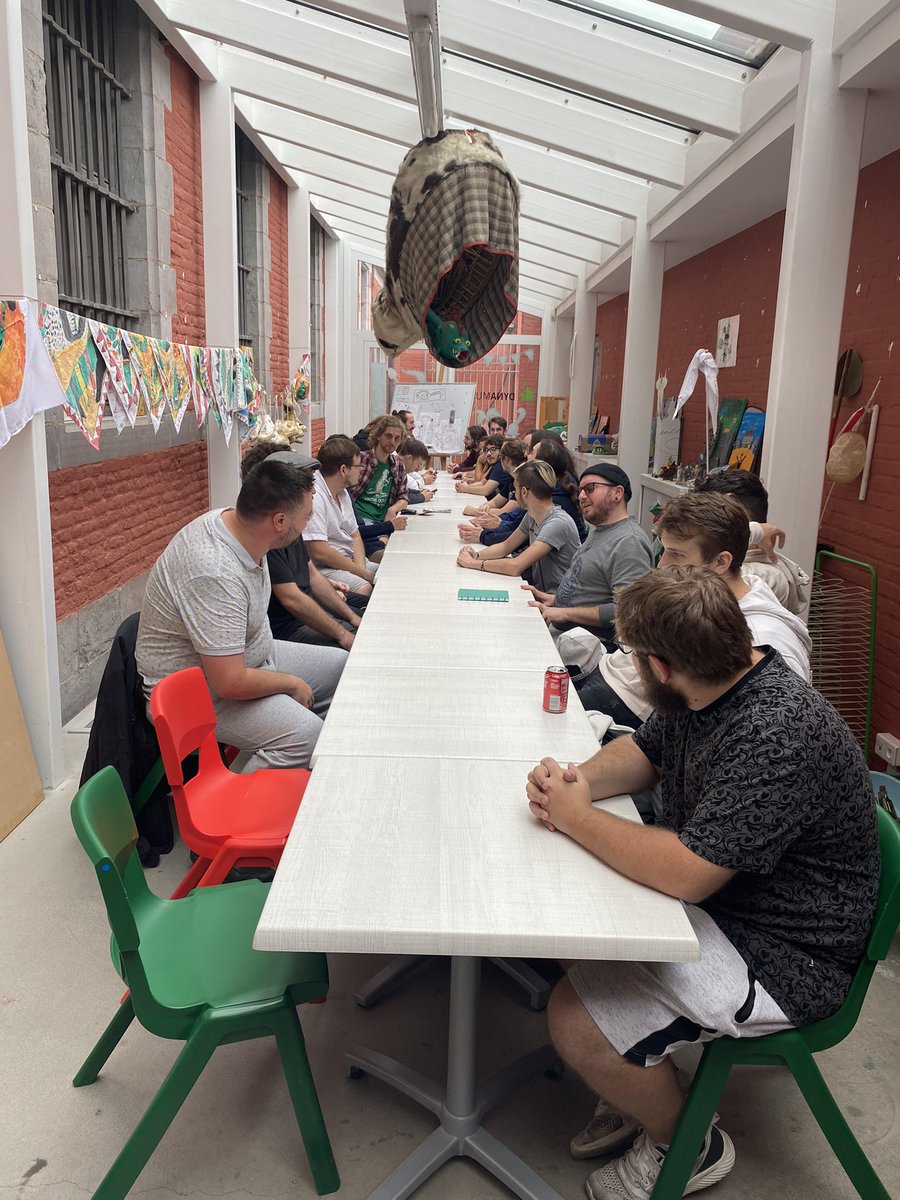 GameMaxBe's tweet photo. Aujourd’hui on emmène nos stagiaires game dev, game artist et game design à la rencontre des partenaires @GameMaxBe : @Technocite @leCLICKbe @MonsPolemuseal #museumlab et @FishingCactus @florencedefourny https://t.co/EGi8rTZ60N
