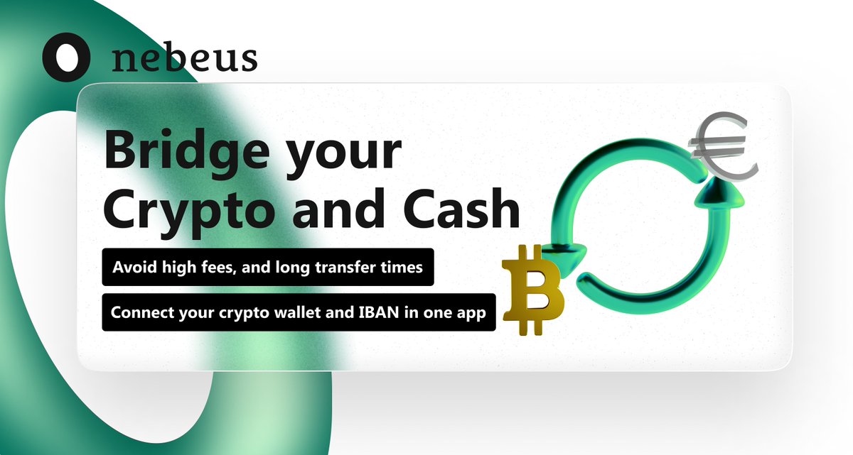 NebeusWorld's tweet photo. 🚀Bridge and manage your #FIAT and #Crypto assets in one app.
✅Remove the hurdles of transferring crypto to traditional bank accounts.
Open a #MoneyAccount: https://t.co/uFlplZm1EO
#BTC #ETH #LUNC #SHIBA #MATIC #UNI #WOO #APE #AVAX #RVN #HBAR #TWT #GOLEM #LINK #AVAX #XRP #NFT https://t.co/OVP0CxqSvZ