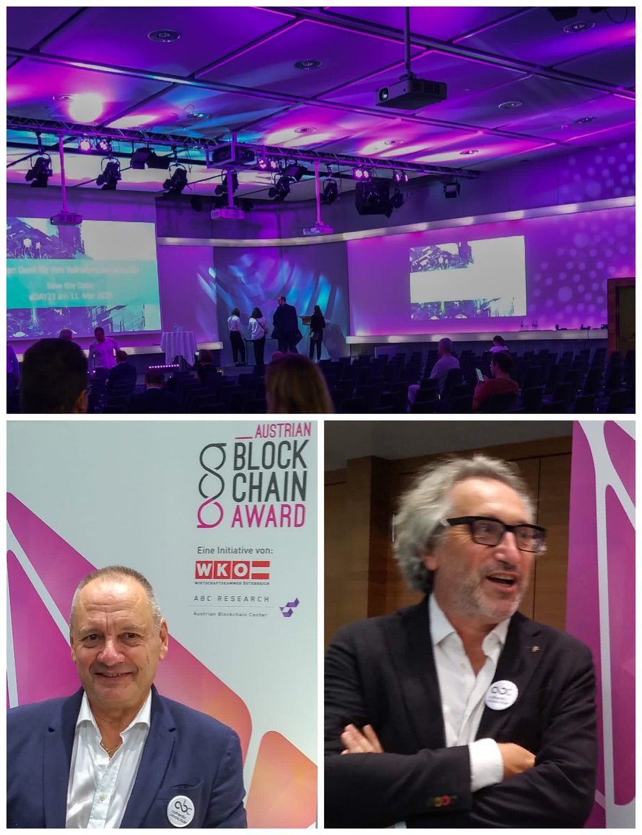 Hier soir, à la Chambre de Commerce d’Autriche à #Vienne, avait lieu la remise des Austrian #Blockchain Awards, finalement remporté par la Poste autrichienne.
Merci Alban Azaïs de représenter ABC dans ces pays 🇦🇹🇩🇪🇨🇭

 #SimpleCommeABC #cybersécurité #blockchain #legaltech #europe
