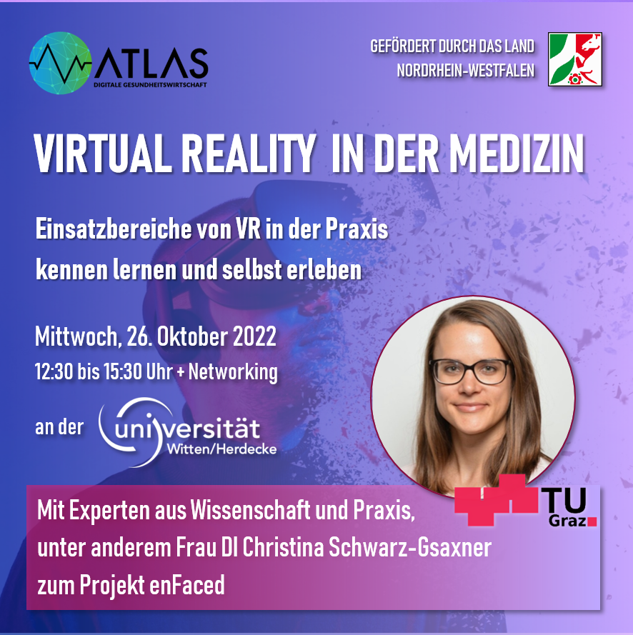 ATLASdigiHealth's tweet photo. 🕵️Projekt enFACE👉#VirtualReality #AugmentedReality Training and Navigation Module for #3D-Printed Facial Defect Reconstructions 🗓️#SaveTheDate 26.29.2022 an der @UniWH #atlasitg #mwide @tugraz @SpringerMedizin @junge_chirurgie @SurgicalSim @jungmediziner
https://t.co/Oyvac3MQOf https://t.co/O6qF3En7KN