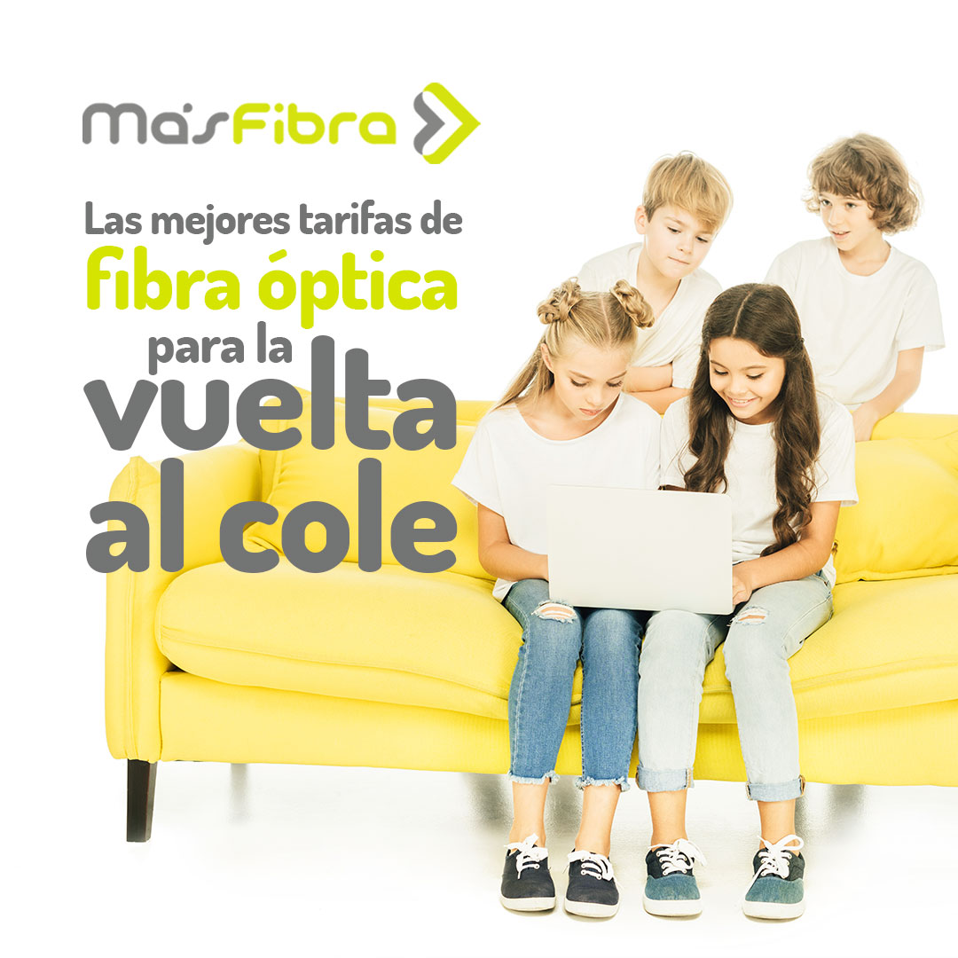¡Hola vecino!, ¿vuelta al cole y necesitas una buena conexión a Internet para ayudar a tus hijos a que hagan sus tareas escolares? Pregúntanos por las tarifas de fibra óptica que disponemos. ¡Tú eliges la velocidad a la que quieres navegar!

💻 masfibra.es
