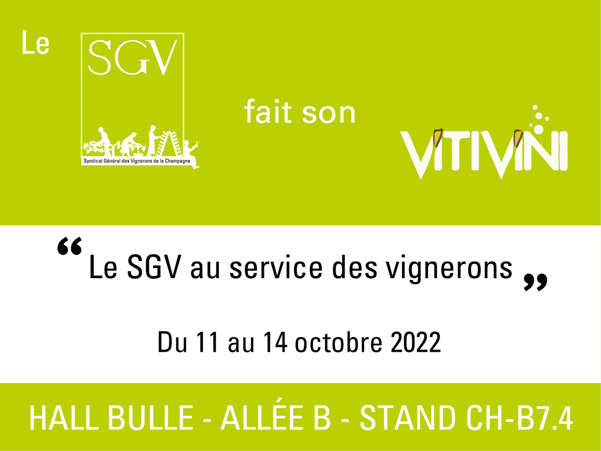 SGVChampagne's tweet photo. Le SGV fait son VITI VINI, J-25 ! 🍇
Du 11 au 14 octobre 2022, les vignerons champenois sont invités sur un stand aux allures végétales et boisées pour échanger sur les différents sujets qui touchent la Champagne et le #champagne. 🍾 https://t.co/62xsnQ6m7z