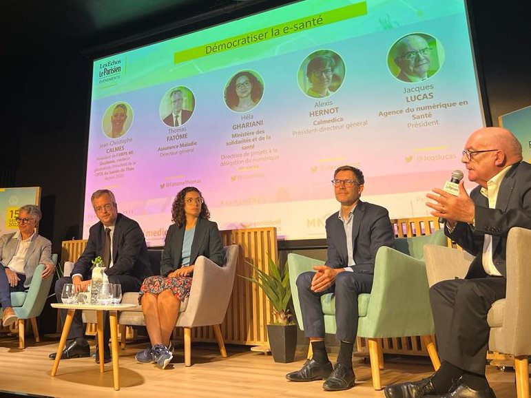 #Santé2025 | « Démocratiser la #esanté, c'est permettre à tous, #assurés et professionnels de #santé, d'avoir accès aux outils et services #numériques, tout en fixant des règles et en garantissant la sécurité. » 💬
Thomas Fatôme au #ForumSanté <a href="/EchosParisien_E/">Les Echos Le Parisien Événements</a>