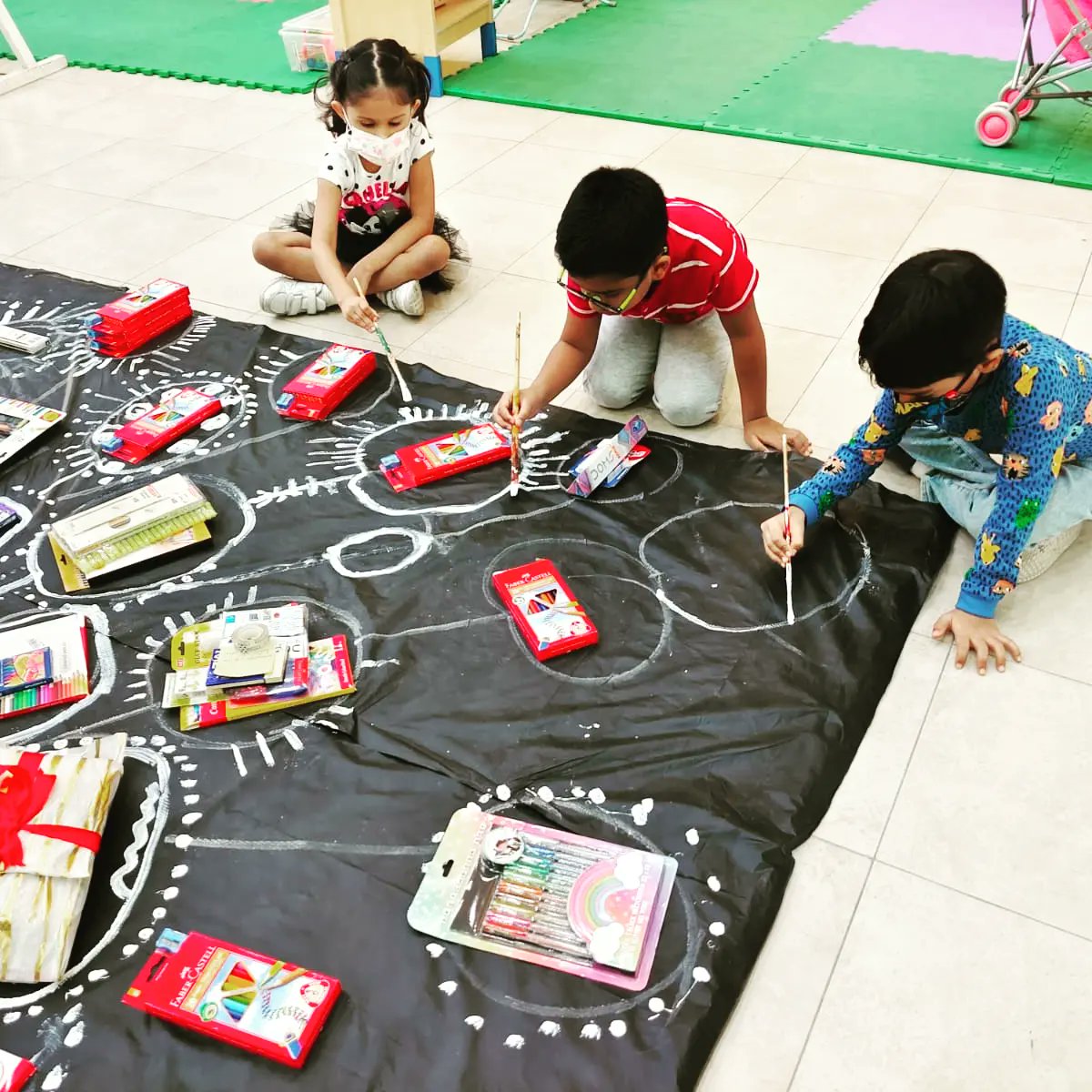 GEMS Modern Academy (@dxbmodern) on Twitter photo KG students created Madhubani artwork. The stationery collected on this dot is for underprivileged children. Prisha Halani contributed 217 coins towards the Dot Dirham Charity. We are so proud of these little ones.
<a href="/KNargish/">Nargish Khambatta</a> <a href="/GEMS_ME/">GEMS Education</a> <a href="/Sonia_Noronha/">Sonia Noronha</a> <a href="/senresh/">Reshma Borkar Fernandez</a> <a href="/26Dakshamehta/">Daksha</a> KG students created Madhubani artwork. The stationery collected on this dot is for underprivileged children. Prisha Halani contributed 217 coins towards the Dot Dirham Charity. We are so proud of these little ones.
<a href="/KNargish/">Nargish Khambatta</a> <a href="/GEMS_ME/">GEMS Education</a> <a href="/Sonia_Noronha/">Sonia Noronha</a> <a href="/senresh/">Reshma Borkar Fernandez</a> <a href="/26Dakshamehta/">Daksha</a>