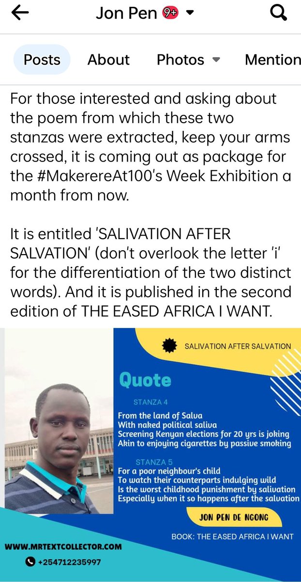 Jonnypenny's tweet photo. Yes, #SSOT
#TheEasedAfricaIWant #ScreenShortPoetry #PoliticsInPoetics https://t.co/BS5NS0p8Ib