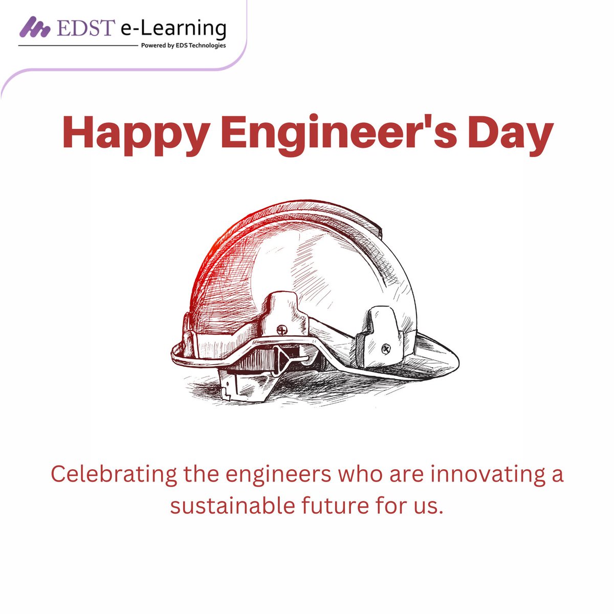 Wishing a very Happy Engineer's Day to all those smart minds who are constantly exploring the opportunities to create something new, for a better world.

#engineersday #EngineersDay2022  #opportunities #engineer #edst #somethingnew #abetterworld