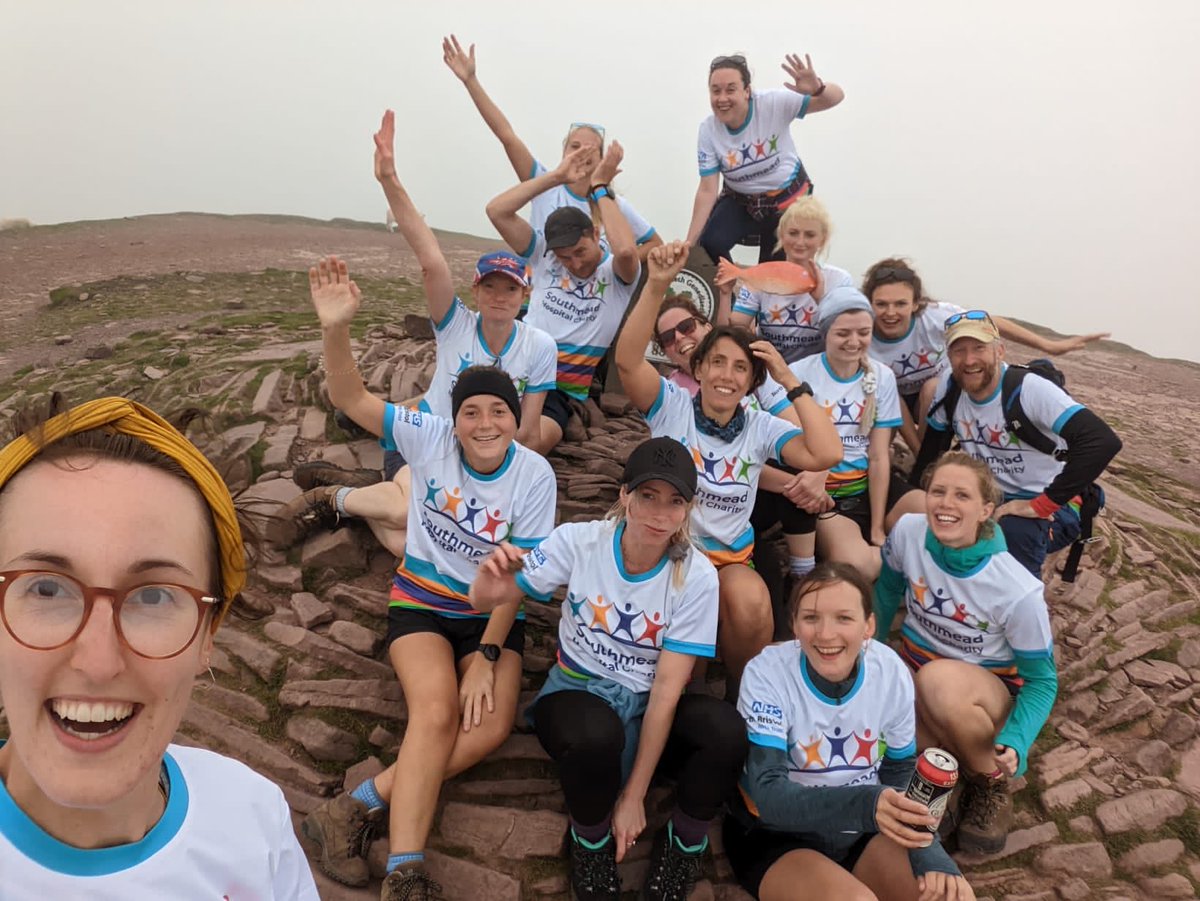 Duncan2Burley's tweet photo. 5 consultants, 2 ACPs, 1 ENP and 8 fantastic ED nurses completed the Welsh three peaks in 24 hours. Stunning views, sore legs and big smiles. ⁦@SuperSouthmead⁩ ⁦@NBTACP⁩ ⁦@BRIeducation⁩ ⁦@NorthBristolNHS⁩ https://t.co/maGQfOChWA