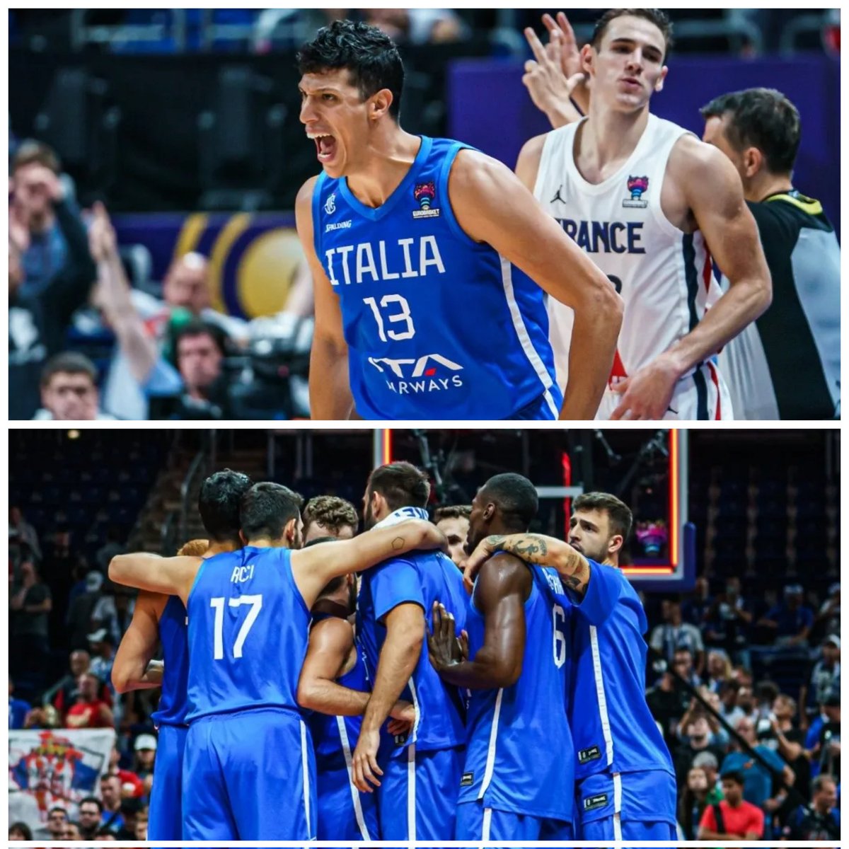 AleMamoli's tweet photo. Testa alta Simone, per tutti quei bambini che da oggi entreranno in palestra sognando di diventare SIMONEFONTECCHIO 💙
Testa alta tutti, per averci fatto sentire orgogliosi di essere italiani 🇮🇹
On to the next one 👉
#Italia #italbasket
#skysport #sky
📸 @MatteoMarchiPh
@SkySport https://t.co/JnNvWg69Y0