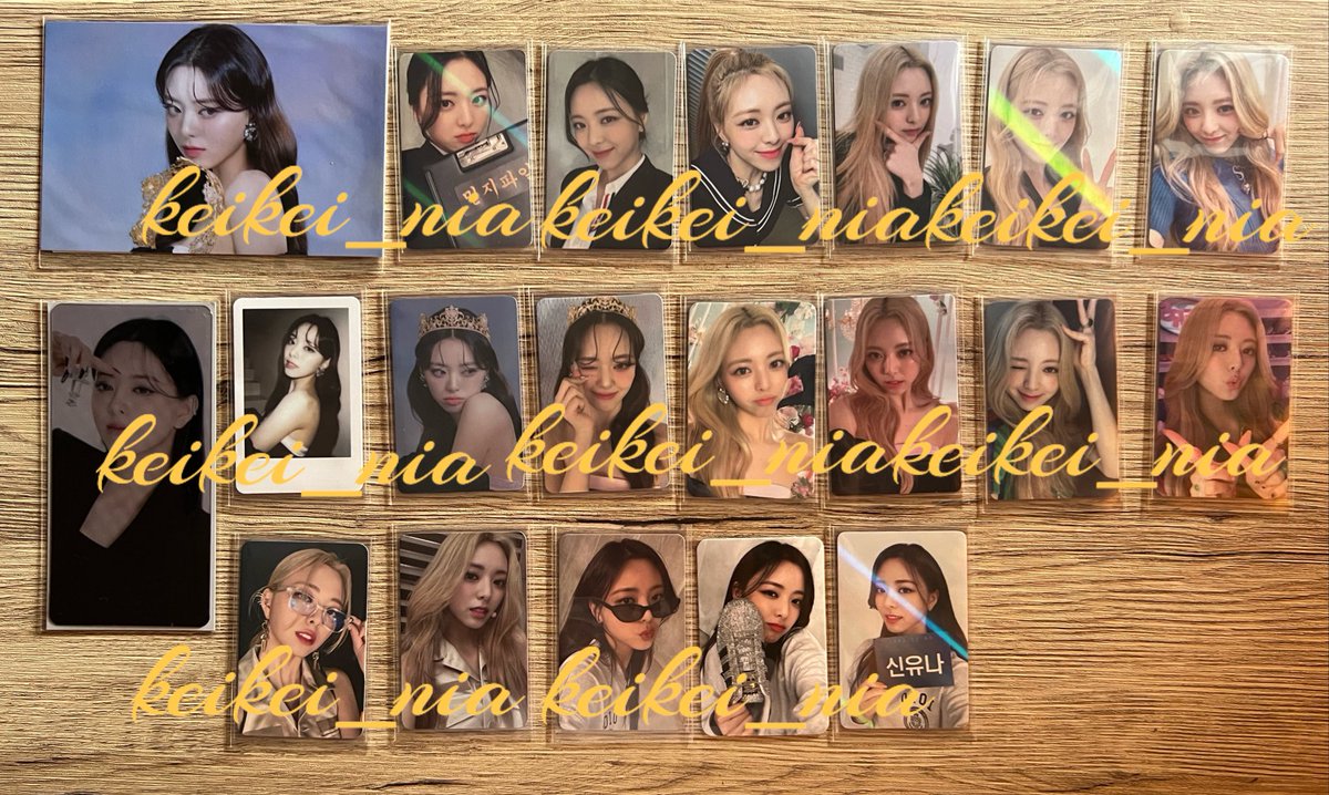 keikei_nia's tweet photo. My first batch of ITZY CHECKMATE Yuna POBs, FS, and Lucky Draw Photocards are home. Thank you for hosting, @Kirisam43550206 π₯°
#kirisamfeedbacks https://t.co/IRxoP6urhv