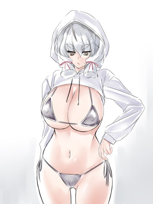 Д◎)  とりあえず叢雲 いや、こういう服がネットで流れてきたから←
「…で、言い残す事はそれだけ?」
(ひぃぃぃぃぃぃ!?
#描いてみた  #艦これ #叢雲さん 