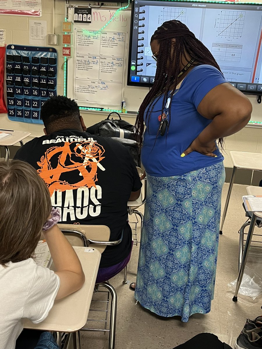 amyzagora's tweet photo. What a joy visiting #Math180 teacher
@ShauntaeKelly and SPED Coord @eliziretontoday @UnionCountyHig2! Ms. Kelly's students clearly trust and appreciate her, they will make huge gains this year! TY to awesome @HMHCo @Math_Solution Coach @kalissa128! @kscovel https://t.co/h7iy7Gq26l