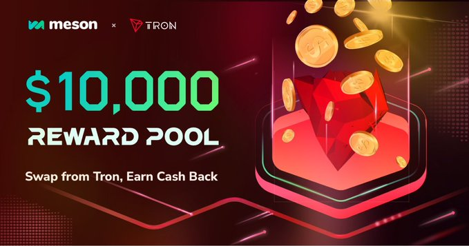 MesonVietnamese's tweet photo. 💰 Swap từ #TRON , nhận tiền CashBack

1️⃣đi đến https://t.co/mOJP9eAOFt và nhấp Hoàn tiền trên cùng
2️⃣Hoàn tất đăng ký bằng cách tweet với các thẻ @mesonfi @trondao
3️⃣Hoán đổi từ Tron theo @TronLinkWallet với ít nhất 5 USDT / USDC

⏰ 15/9 - 21/9/2022 https://t.co/YRqah1pe7W