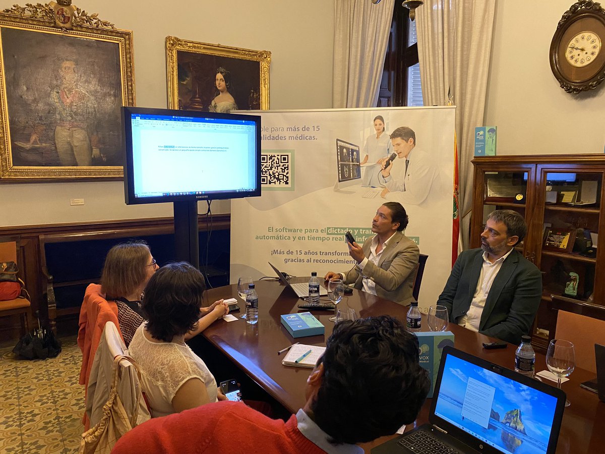 ¿Cómo funciona <a href="/invoxmedical/">Invox Medical</a>? <a href="/pedro_vivancos/">Pedro Vivancos</a> muestra a los asistentes el funcionamiento de nuestro software 🗣️🎙️#ReconocimientoDeVoz #Sanidad #Salud