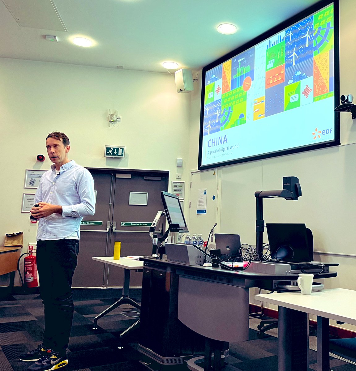 Sarah Marks (@_ofwanderings) on Twitter photo David Ferguson kicking off the conference - including live demos! Brave! 
Fantastic insight into China’s tech!
#TechExeter David Ferguson kicking off the conference - including live demos! Brave! 
Fantastic insight into China’s tech!
#TechExeter