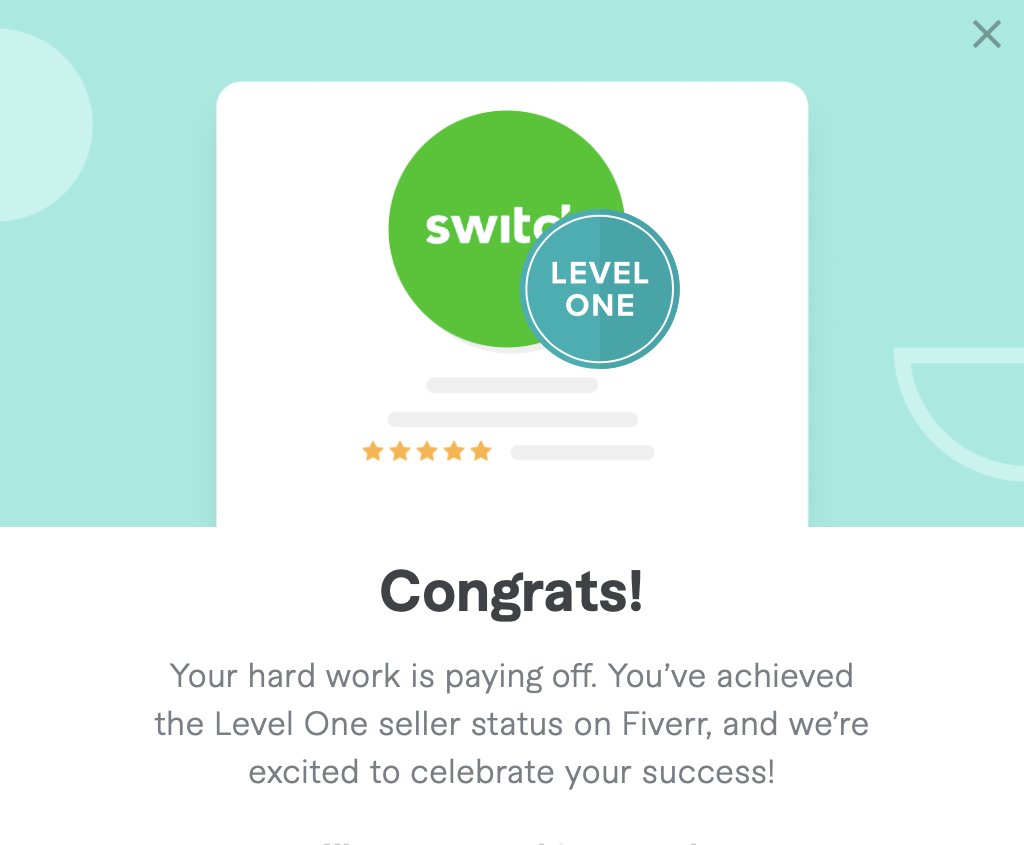 We are more than pleased to share with you this proud time of ours. Yes, we have reached our first level!! Thank you very much for every happy customer we have, We hope your support again.

<a href="/fiverr/">Fiverr</a> <a href="/fiverr00011403/">#fiverr Gig Sell Promotion</a> <a href="/PromoGigsFiverr/">Promo Gigs Fiverr</a> <a href="/fiverrpoint/">Fiverr gig promotion</a> <a href="/FiverrFaqs/">Help for Fiverr Sellers!</a>