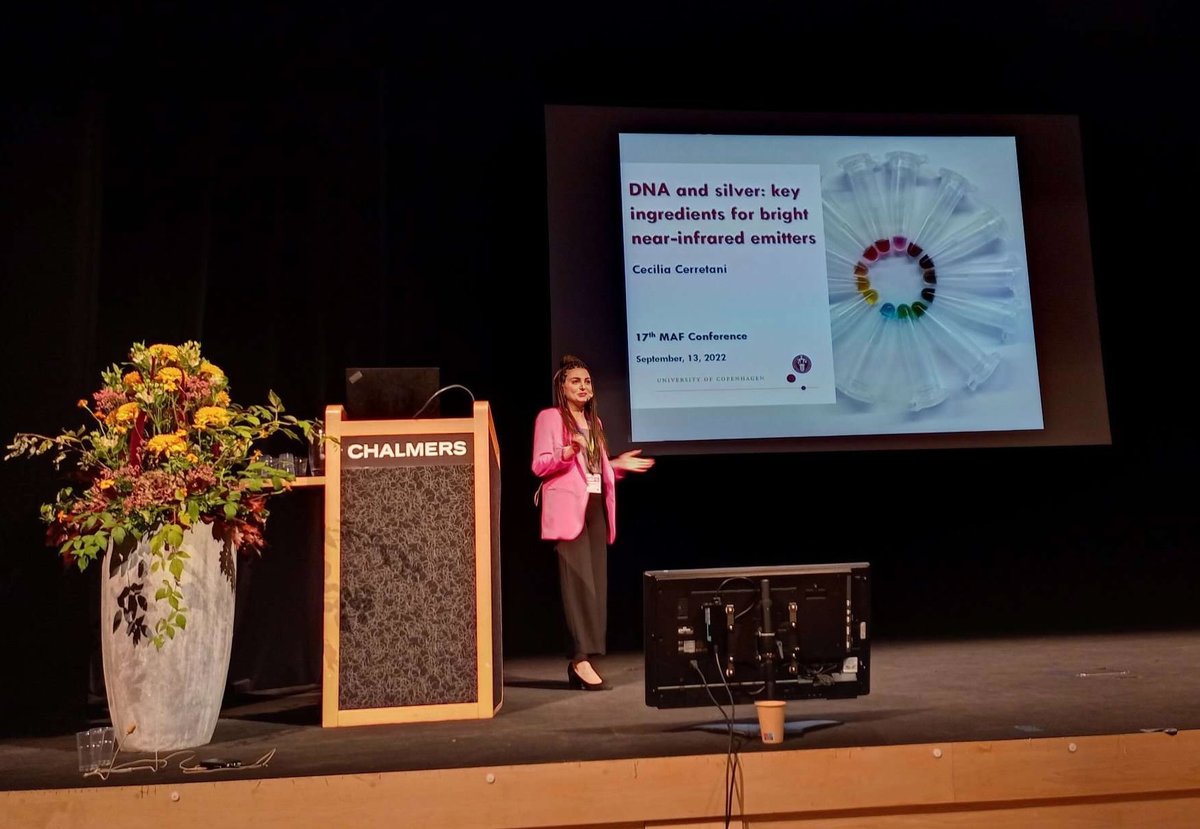 VoschLab's tweet photo. Happy to share our latest results with the fluorescence community! #MAF2022 #Göteborg #firsttalk https://t.co/qqyNWRVUWA