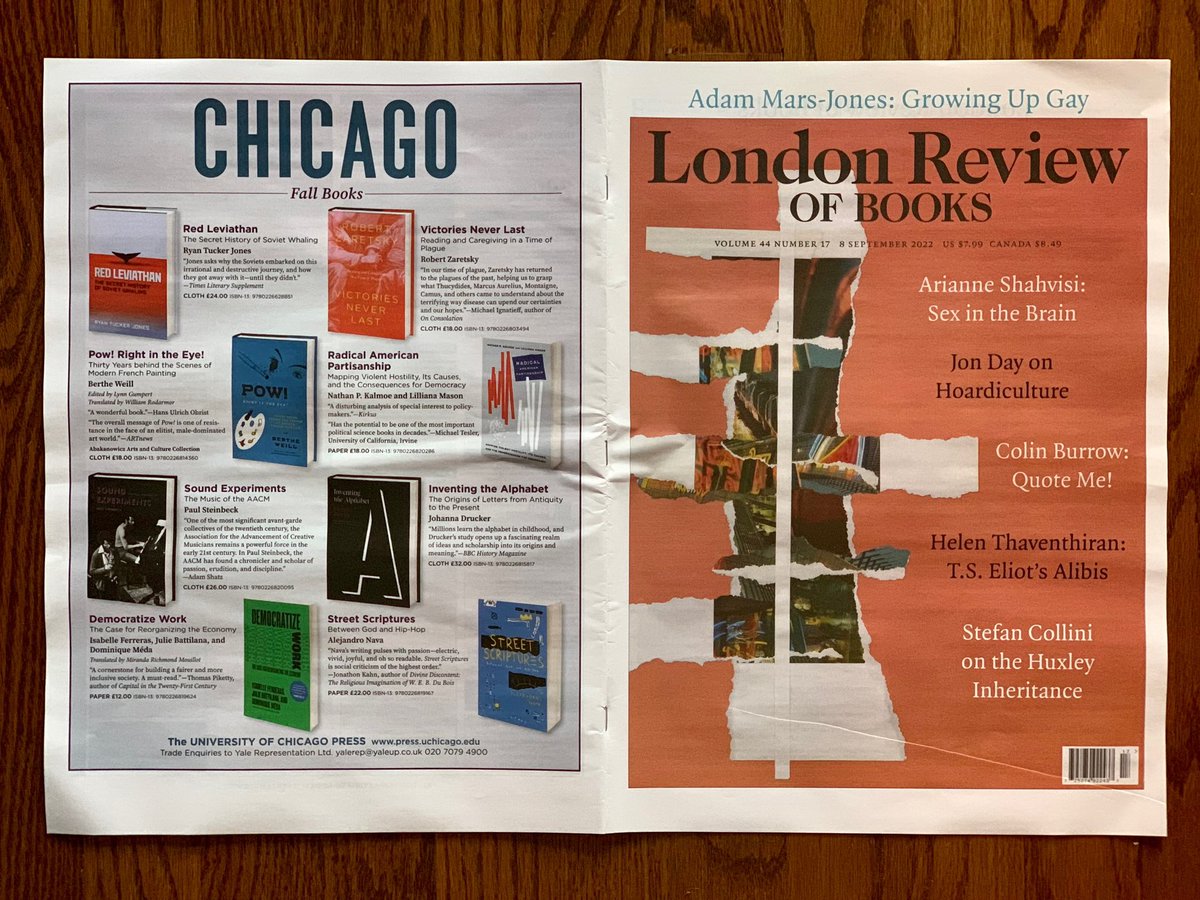 kyleadamwagner1's tweet image. Street Scriptures: Between God and Hip-Hop by @alejandronava77 on the back cover of @LRB!