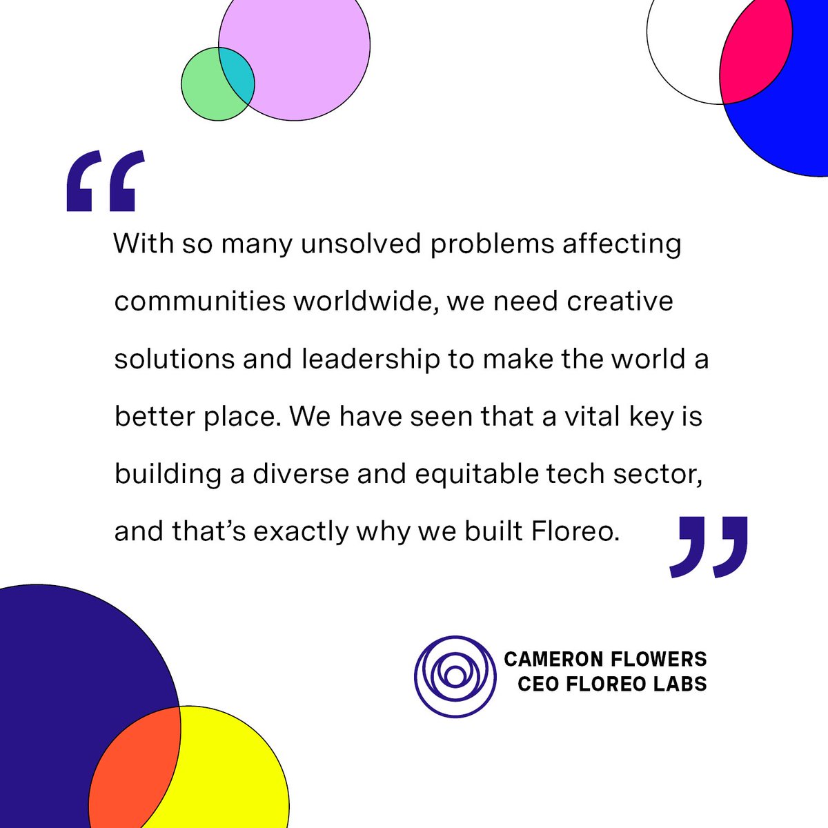 Can we take a quick moment to celebrate the folks working to increase diversity, equity and inclusion in tech? ❤️

👏🏿👏🏿👏🏿

Tag someone that you know working to make the tech sector a more equitable place so we can give them their 💐💐

#togetherweflourish #innovation