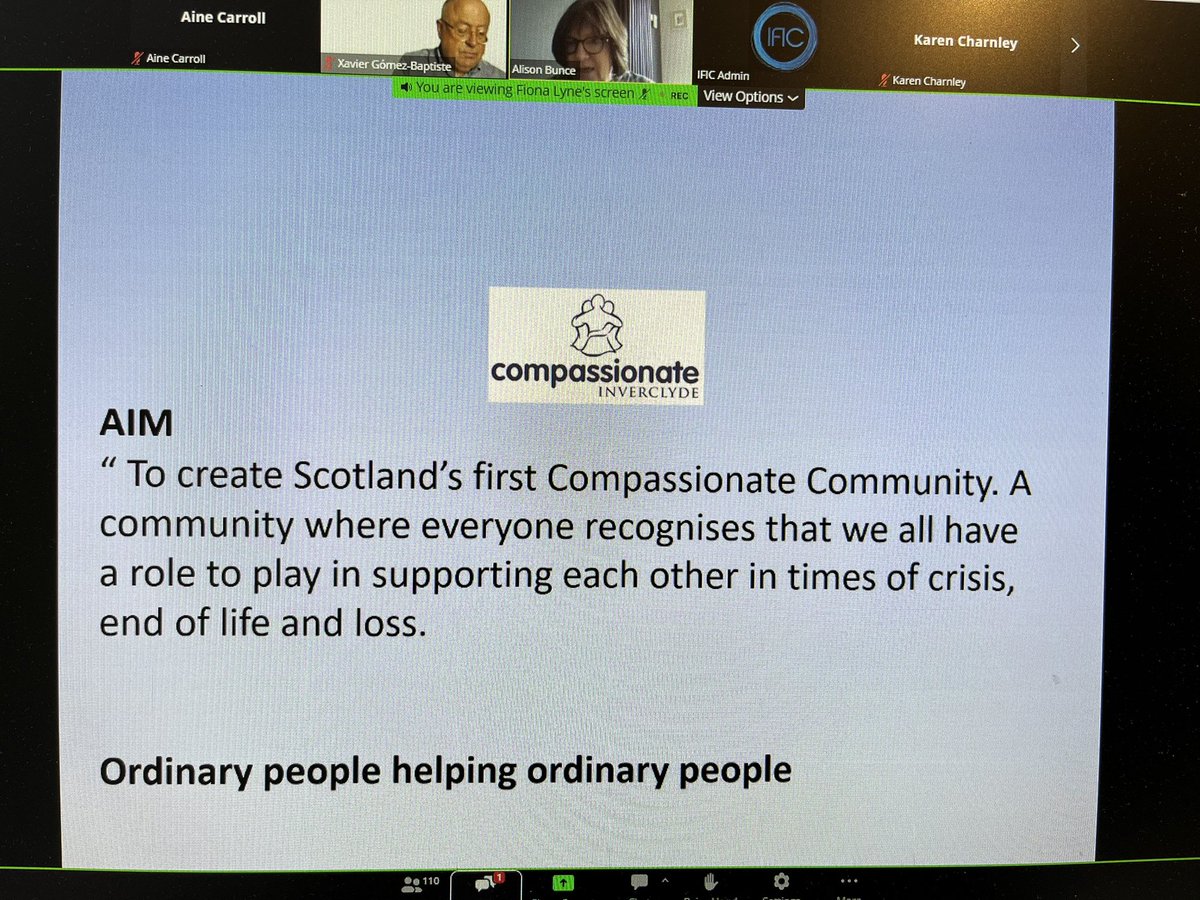 AinemCarroll's tweet photo. Next speaker is Alison Bunce from #compassionateinverclyde @IFICInfo #IFICIreland https://t.co/R2fYzTNmlp