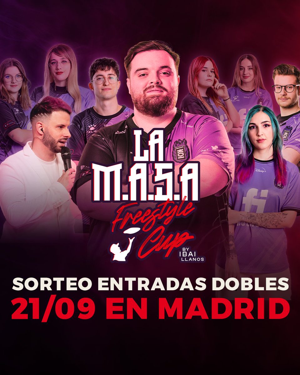 ME ESTABA GUARDANDO UN AS EN LA MANGA

TENGO 50 ENTRADAS DOBLES PARA LA M.A.S.A CUP EL 21/09 EN MADRID

¿LAS QUERÉIS?

FOLLOW + RT + FAV A ESTE TWEET

¡SUERTE! 😎