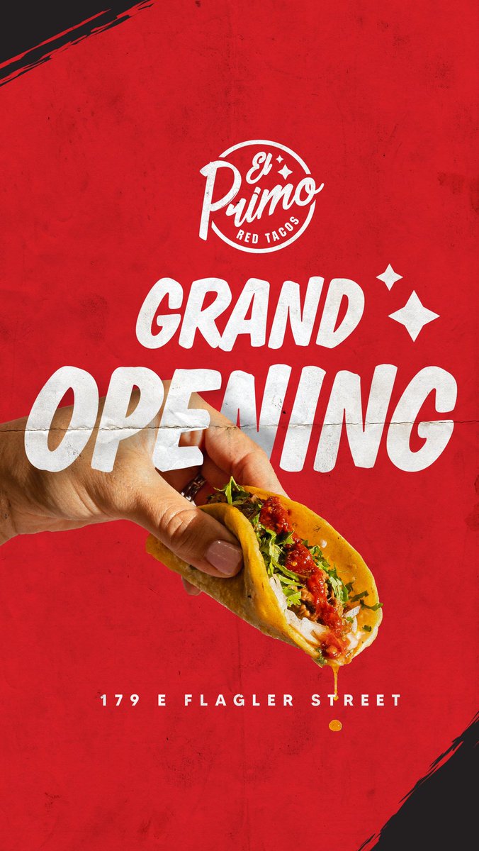 Birria tacos for Lunch and Dinner! Join us today to celebrate our grand opening with 2x1 Birria tacos from 12pm-12am 🔥 #birria #tacos #lunch #downtownmia #miami