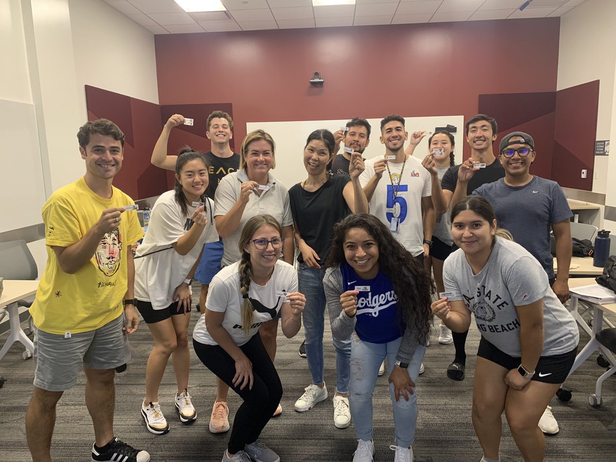 Dr_AmandaYoung's tweet photo. Shout out to @Dr_Lisa_ 💕 we started our assessment class with angel cards!! Then practiced preschool motor assessments 🤗 #GoBeachGoTeach @CSULB_APE https://t.co/HJiFNtX2Ke