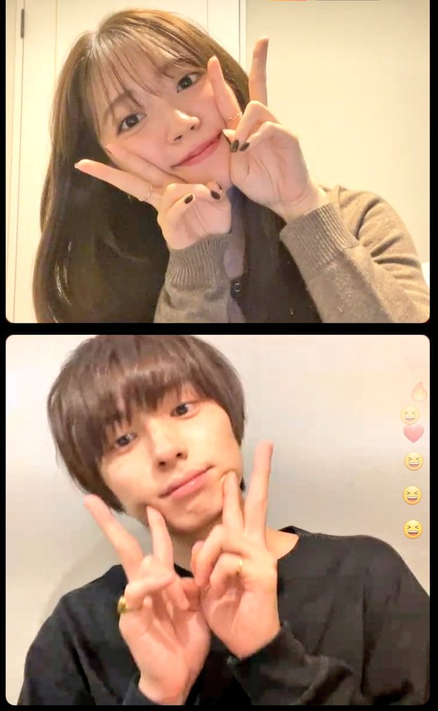 Airing0412's tweet photo. カップルの通話を見てるようなほのぼの空間でした☺️
#animals
#アニマルズ
#PinkShadow https://t.co/MsXKWx7ooV