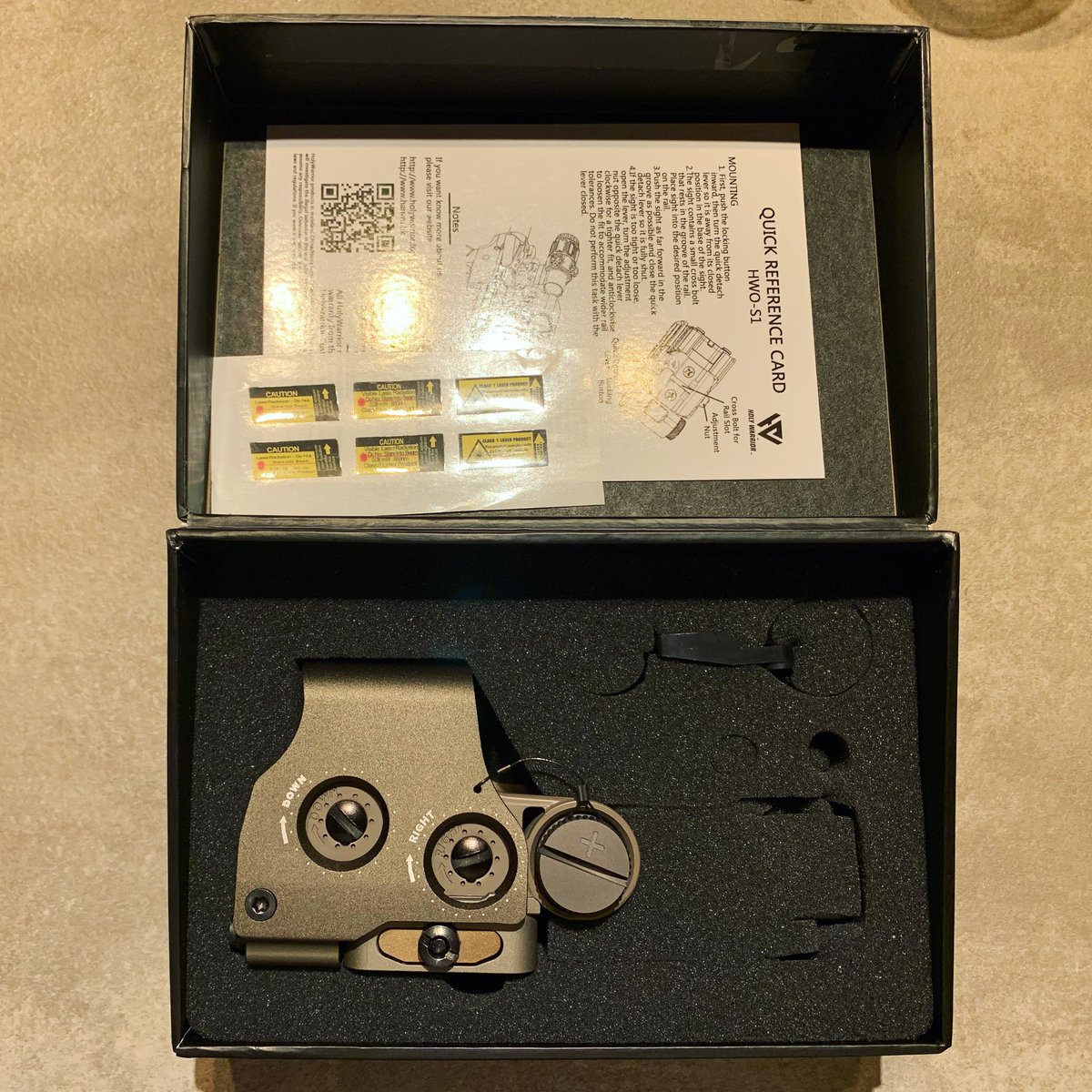 5hion3's tweet photo. ホロサイト買っちった
#holywarrior #eotech #exps3 #サバゲー https://t.co/P7ahEaIe4C
