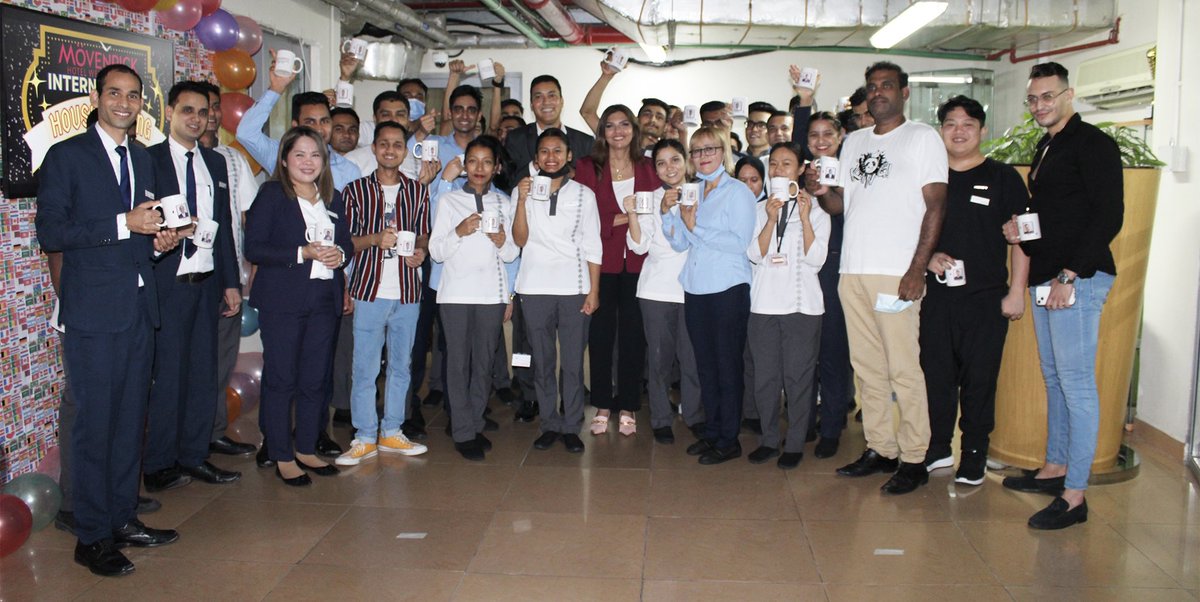 Celebrating #InternationalHousekeepingWeek w/ fun activities, dedicated to our star 🌟 HOUSEKEEPERS.

We appreciate and recognize 🤩 the efforts &amp; hard work of our Heartists 🙌🏼 who are thoroughly keeping our second home tidy &amp; safe at all times ♥️ #MovenpickWestBay #WeMakeMoments