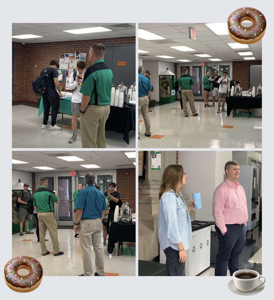MarshallUCOS's tweet photo. College of Science Donuts with the Dean is off to a great start!  Come join us for free donuts and coffee to start your morning!  We are located in the Science Building 2nd Floor Lobby until 10:30 a.m. #MUScience https://t.co/kLeRQSukD2