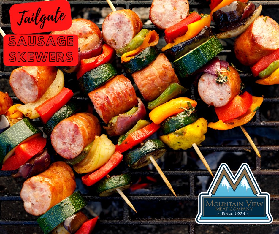MtViewMeat's tweet photo. Tailgate food is the best kind of food!! #MountainViewMeat #tailgatefood #food #sausage #football #kabob #foodie https://t.co/GMxmB71vY8