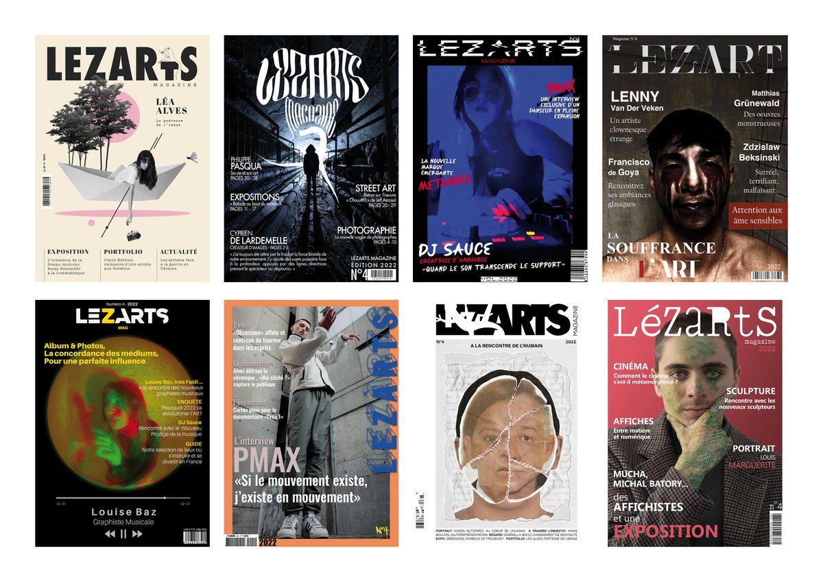 supdepub's tweet photo. #CreativeFactory Le brief : réalisez une couverture originale pour le n°3 de la revue annuelle LÉZART magazine et dont votre univers créatif fait la une !

🧐Travaux réalisés par les étudiants de Jérémie Bennequin

#CreativeFactory
2 min https://t.co/l0SfHMf0Sy