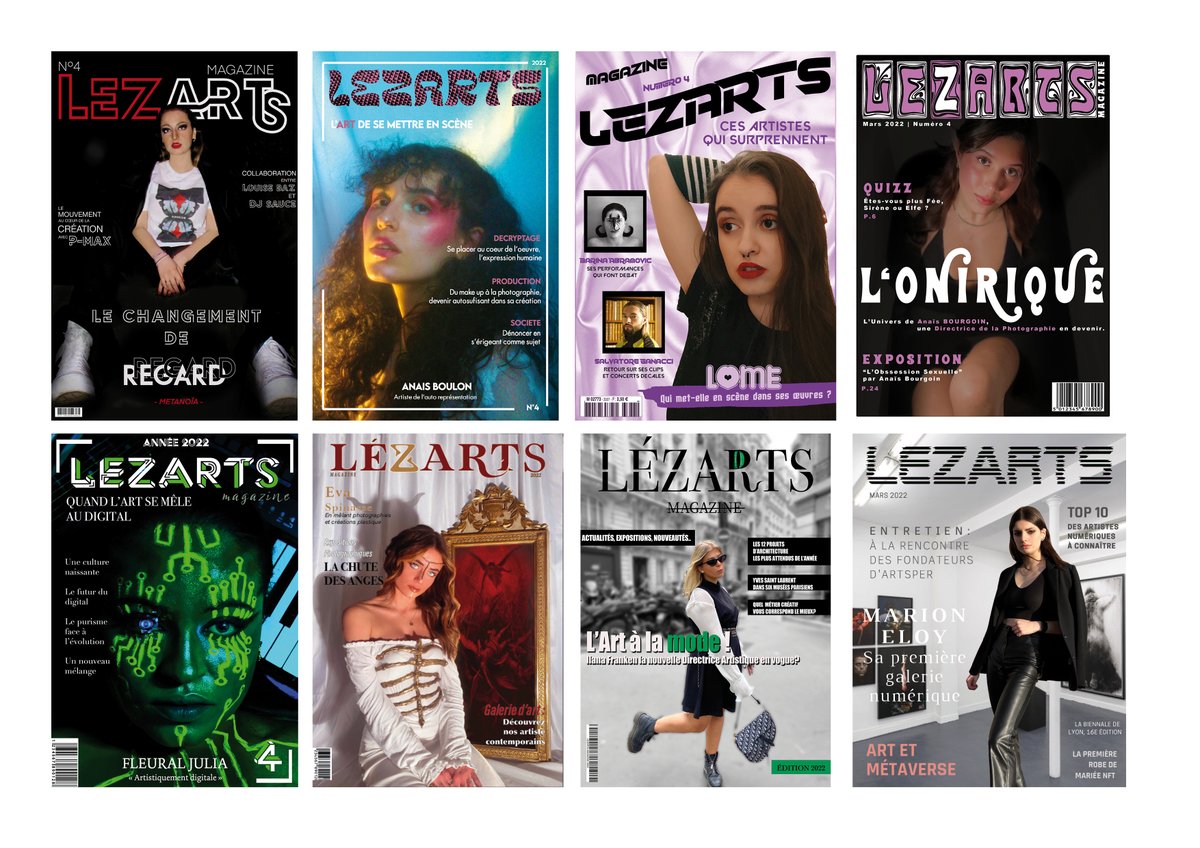 #CreativeFactory Le brief : réalisez une couverture originale pour le n°3 de la revue annuelle LÉZART magazine et dont votre univers créatif fait la une !

🧐Travaux réalisés par les étudiants de Jérémie Bennequin

#CreativeFactory
2 min